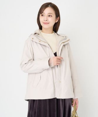 ＜MK MICHEL KLEIN（Women/小さいサイズ）＞【小さいサイズ】ダウンライナー付きマルチｗａｙブルゾン／撥水加工