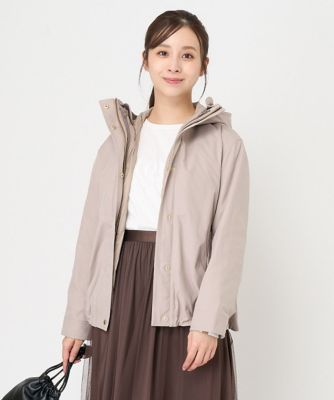 小さいサイズ】ダウンライナー付きマルチwayブルゾン／撥水加工