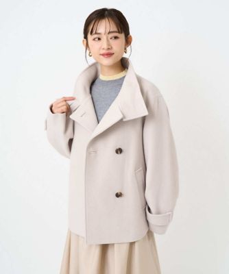 MHL. エムエイチエル ショートコート 毛 100% 日本製 小さいサイズ