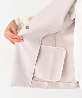 【小さいサイズ】Ｖネックノーカラージレ／制菌加工／洗える