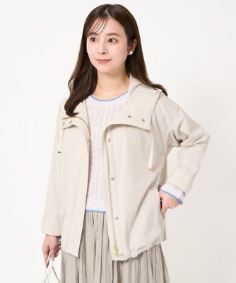 ＜MK MICHEL KLEIN（Women/小さいサイズ）＞【小さいサイズ】ストレッチマウンテンパーカー／洗える