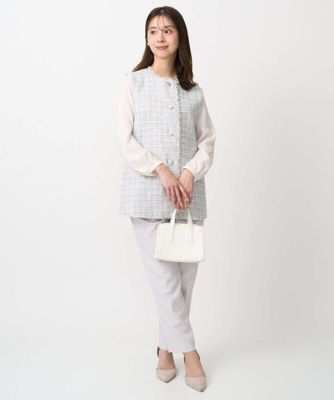 小さいサイズ】ツイードジレ／洗える | MK MICHEL KLEIN (Women/小さい