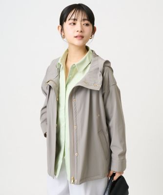 ＜MK MICHEL KLEIN（Women/小さいサイズ）＞【小さいサイズ】ストレッチマウンテンパーカー／撥水加工／洗える