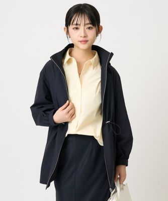 小さいサイズ】2wayタイプライターミドル丈ブルゾン／洗える | MK