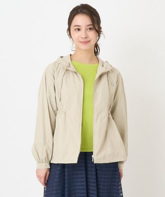 ＜MK MICHEL KLEIN（Women/小さいサイズ）＞【小さいサイズ】フーデットブルゾン／撥水加工／洗える