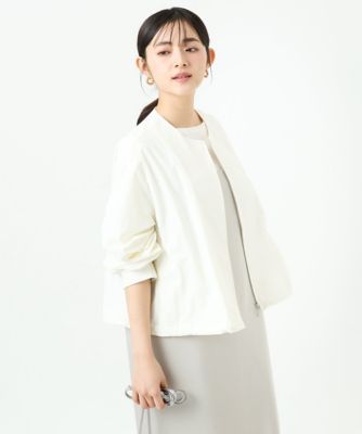 ＜MK MICHEL KLEIN（Women/小さいサイズ）＞【小さいサイズ】ストレッチライトブルゾン／洗える