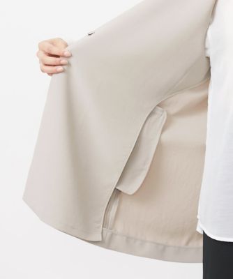 【小さいサイズ】ノーカラージレベスト／ＵＶカット／接触冷感／セットアップ対応／洗える