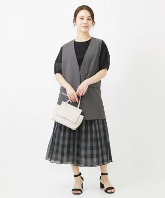 【小さいサイズ】ノーカラージレベスト／ＵＶカット／接触冷感／セットアップ対応／洗える