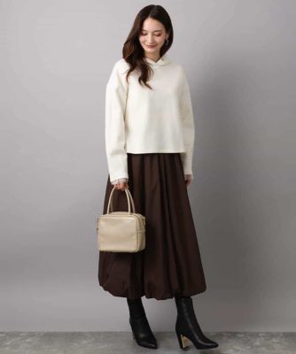 MK ミッシェルクラン（MK MICHEL  ）/【小さいサイズ】袖口チュールデザイン インナーカットソー/洗濯機で洗える 小さいサイズ】袖口チュールデザイン インナーカットソー／洗濯機で