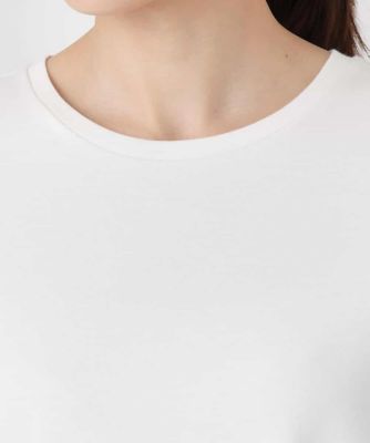 小さいサイズ】袖口チュールデザイン インナーカットソー／洗濯機で