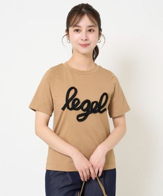 【小さいサイズ】フリンジ刺繍ロゴＴシャツ／洗える