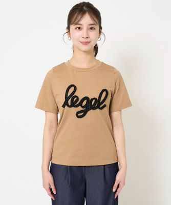 【小さいサイズ】フリンジ刺繍ロゴＴシャツ／洗える