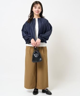 【小さいサイズ】フリンジ刺繍ロゴＴシャツ／洗える