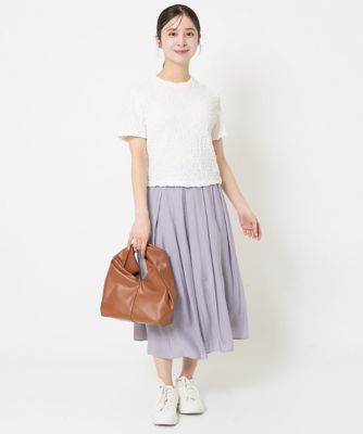 【小さいサイズ】フクレシャーリングカットソー／ＵＶカット／洗える