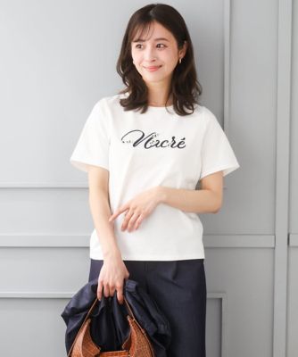 小さいサイズ】ビーズ刺繍ロゴTシャツ／洗える | MK MICHEL KLEIN
