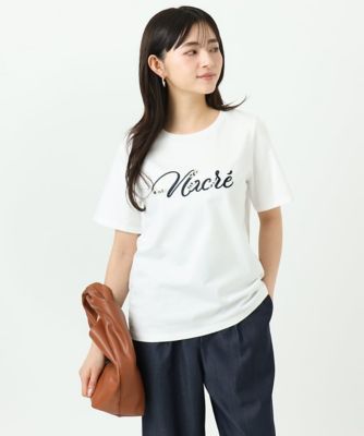 小さいサイズ】ビーズ刺繍ロゴTシャツ／洗える | MK MICHEL KLEIN