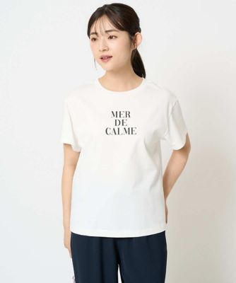 ＜MK MICHEL KLEIN（Women/小さいサイズ）＞【小さいサイズ】ベーシックロゴＴシャツ／洗える