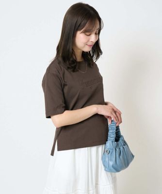 【小さいサイズ】リラックスシルエット　ロゴＴシャツ／接触冷感／洗える