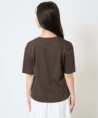 【小さいサイズ】リラックスシルエット　ロゴＴシャツ／接触冷感／洗える
