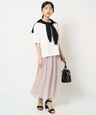 【小さいサイズ】リラックスシルエット　ロゴＴシャツ／接触冷感／洗える