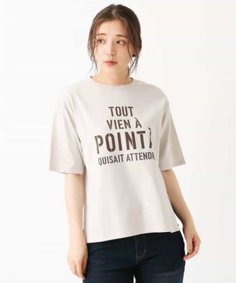 小さいサイズ 洗濯機で洗える メッセージロゴｔシャツ 三越伊勢丹オンラインストア 公式