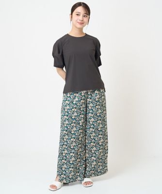 【小さいサイズ】タックスリーブカットソー／接触冷感／速乾／洗える