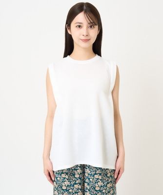 【小さいサイズ】ふくれカットジャガード テントラインシルエットカットソー/洗える 小さいサイズ】ふくれカットジャガード テントラインシルエット