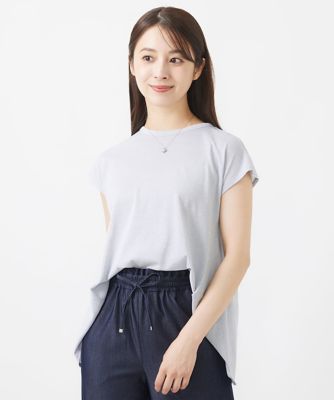 小さいサイズ】ジャージーラメTシャツ／洗える | MK MICHEL KLEIN