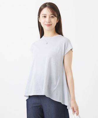 MK ミッシェルクラン（MK MICHEL  ）/【小さいサイズ】ジャージーラメTシャツ/洗える 小さいサイズ】ジャージーラメTシャツ／洗える | MK MICHEL KLEIN