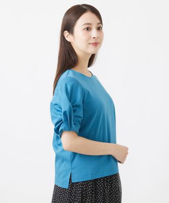 小さいサイズ】ツイストスリーブカットソー／洗える | MK MICHEL KLEIN