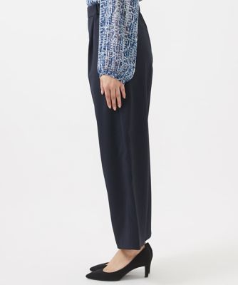 小さいサイズ】ツイルセミワイドパンツ／洗える | MK MICHEL KLEIN