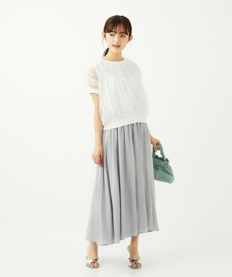 小さいサイズ】起毛サテンガウチョパンツ／洗濯機で洗える | MK MICHEL