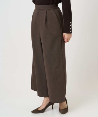 小さいサイズ】千鳥柄ガウチョパンツ／洗える | MK MICHEL KLEIN