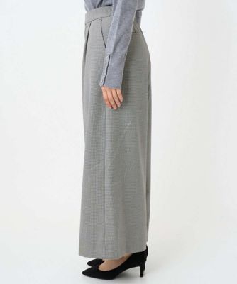 小さいサイズ】千鳥柄ガウチョパンツ／洗える | MK MICHEL KLEIN