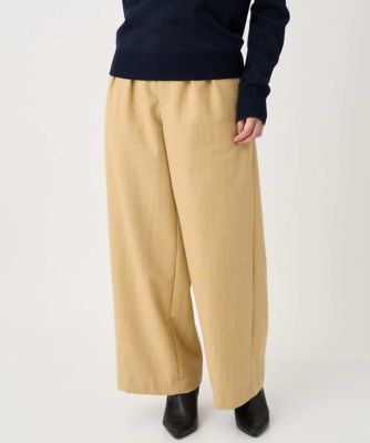 小さいサイズ】カラーツイードワイドパンツ／洗える | MK MICHEL KLEIN