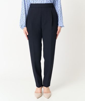 【小さいサイズ】ベーシックテーパードパンツ／制菌加工／洗える