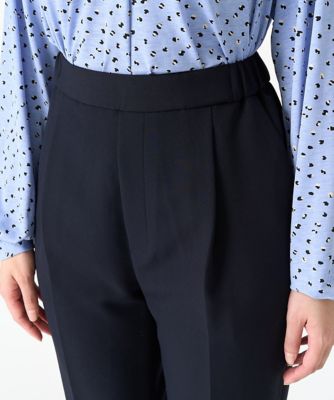 【小さいサイズ】ベーシックテーパードパンツ／制菌加工／洗える