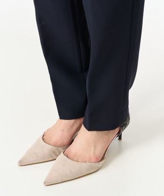 【小さいサイズ】ベーシックテーパードパンツ／制菌加工／洗える