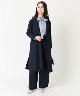 【小さいサイズ】ハイウエストワイドパンツ／撥水加工／洗える