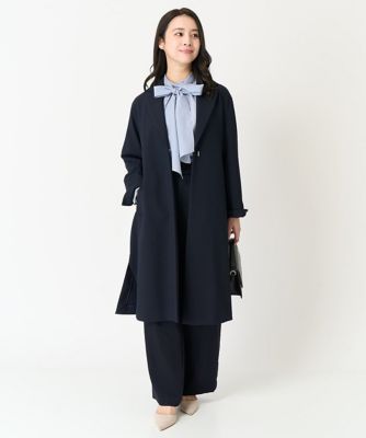 【小さいサイズ】ハイウエストワイドパンツ／撥水加工／洗える