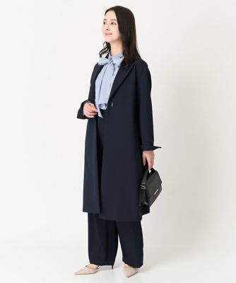 【小さいサイズ】ハイウエストワイドパンツ／撥水加工／洗える