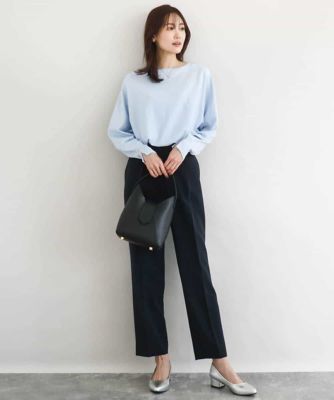 小さいサイズ】ダブルクロス テーパードパンツ／セットアップ対応／防