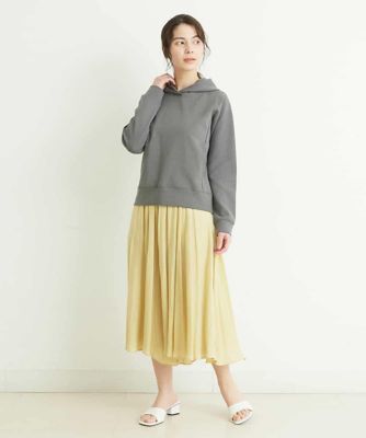 【小さいサイズ／洗える】サテンガウチョパンツ