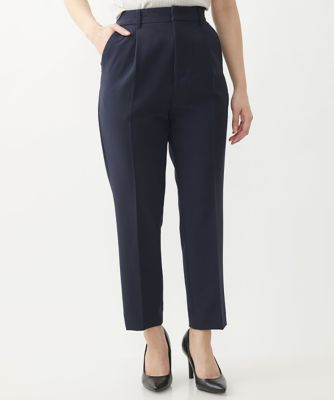 【小さいサイズ】ベーシックテーパードパンツ／制菌加工／洗える
