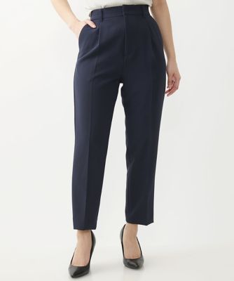 【小さいサイズ】ベーシックテーパードパンツ／制菌加工／洗える