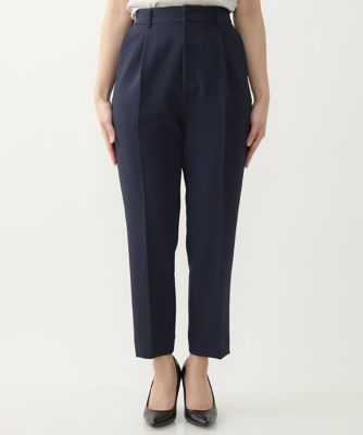 【小さいサイズ】ベーシックテーパードパンツ／制菌加工／洗える