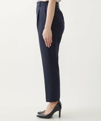 【小さいサイズ】ベーシックテーパードパンツ／制菌加工／洗える