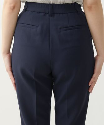 【小さいサイズ】ベーシックテーパードパンツ／制菌加工／洗える
