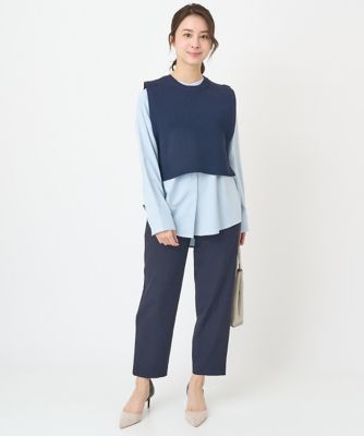 【小さいサイズ】ドライオックスベルト付きパンツ／洗える