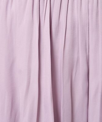 【小さいサイズ】サテンガウチョパンツ／接触冷感／洗える